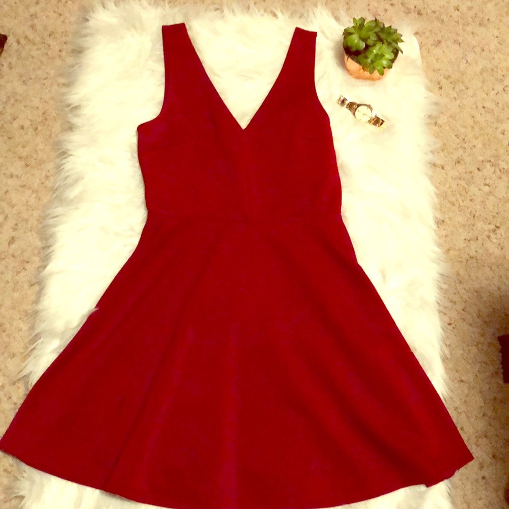 Sexy red dress